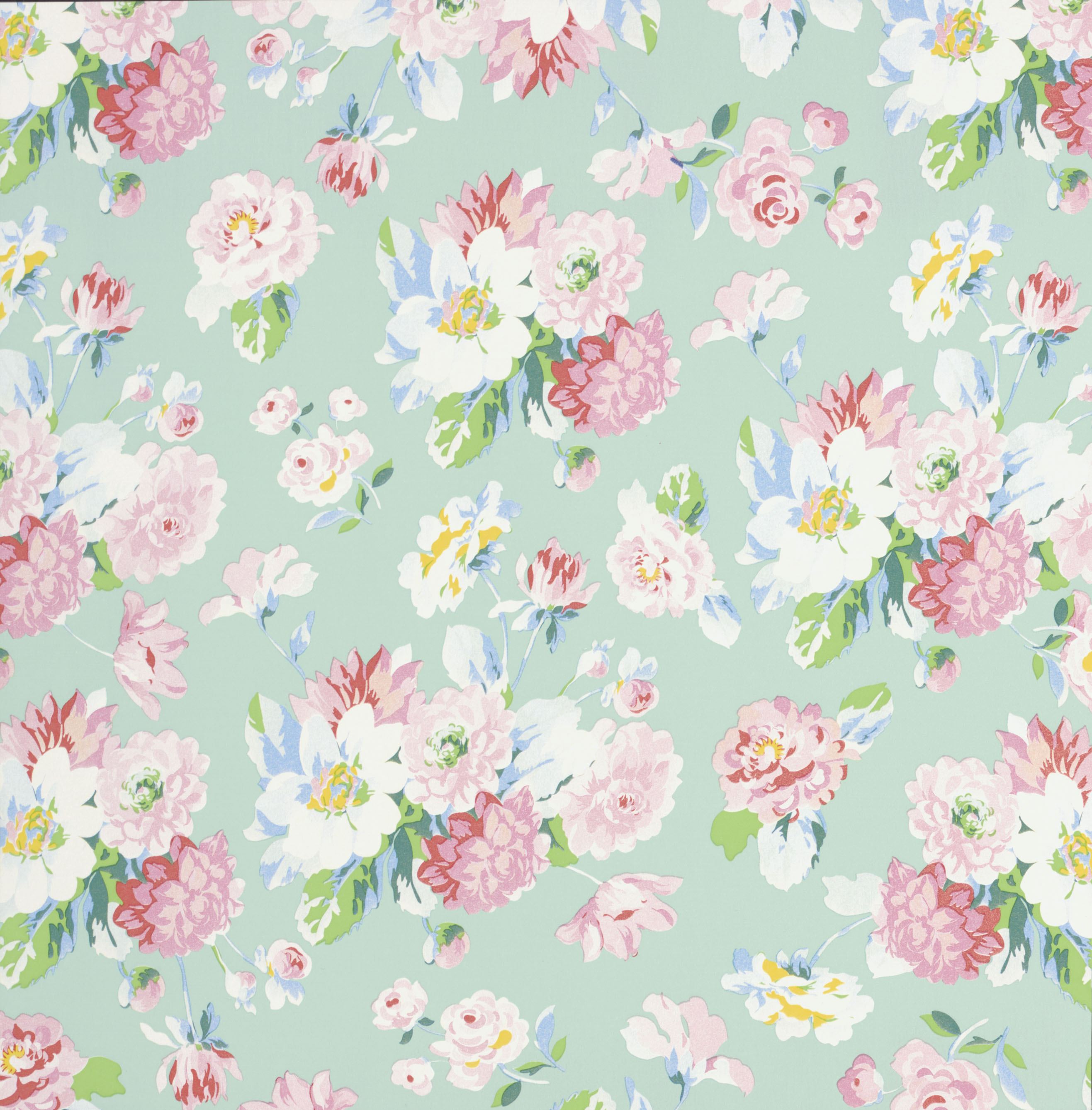 BL1772 | Blush Large Watercolor Floral Wallpaper